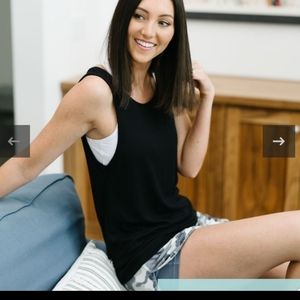 Zyia boyfriend lounge tank